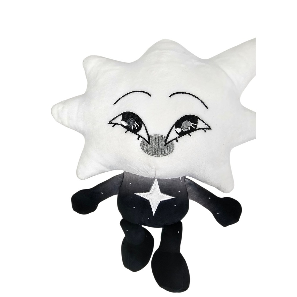 Makeship Celestial Star Plush Black White Gradient Limited Edition with Bag
